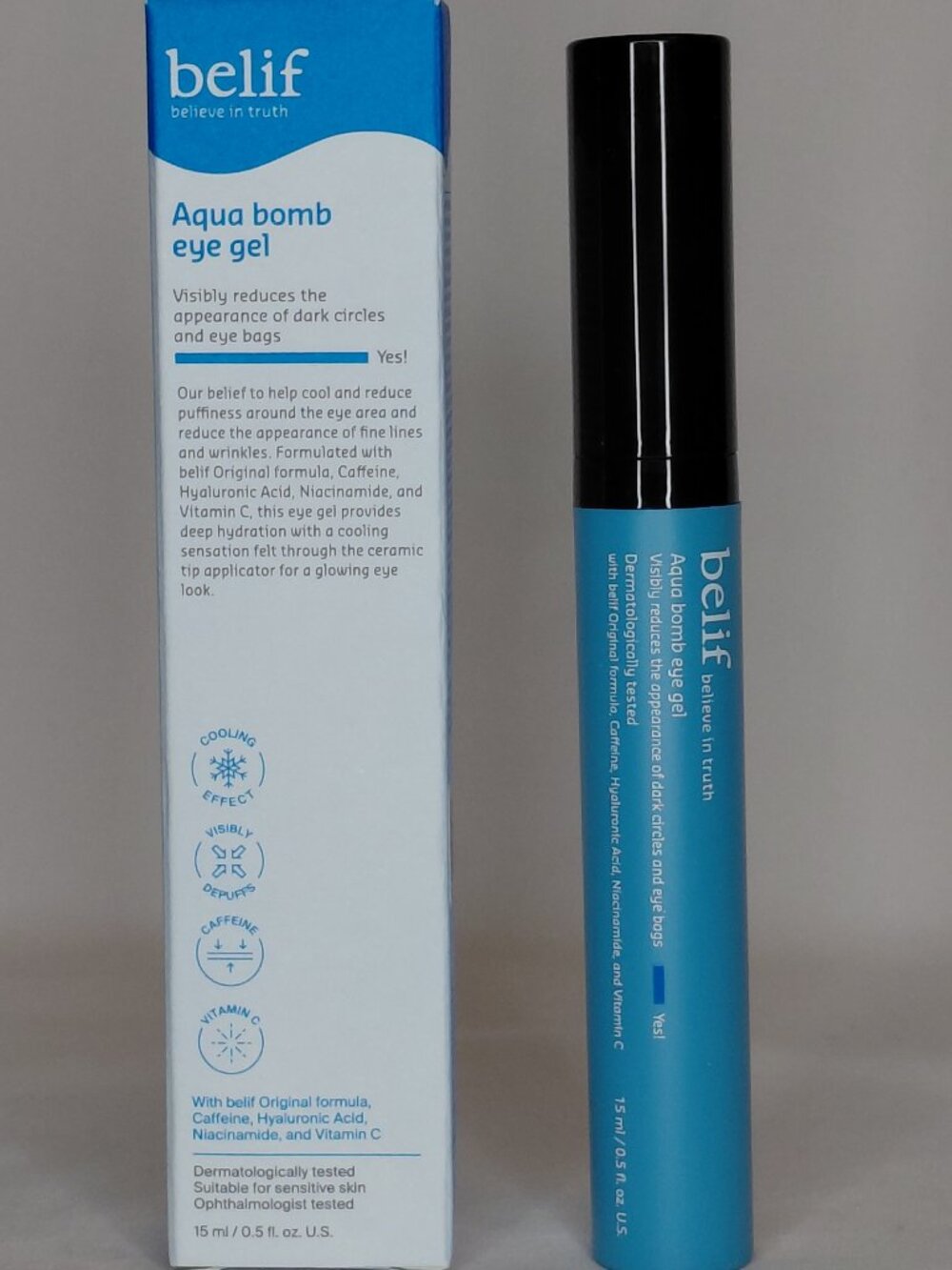 Belif - Aqua Bomb Depuffing Eye Gel